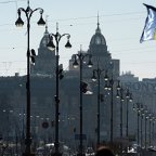 В Киеве предложили перенести День космонавтики (Вид на улицу Крещатик в Киеве, Украина. Архивное фото) Вид на улицу Крещати…